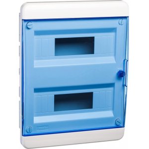 БОКС Tekfor BVS40-24-1 c/п 24 группы IP40 синяя-прозрачная дверца